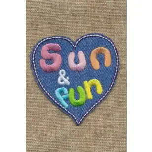 Motiv hjerte cowboy - Sun & Fun - Pige