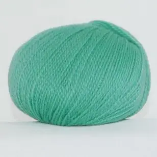 Hjerte Fine Highland Wool i lys støvet grøn - P: 3-3½ - Hjerte Fine Highland Wool