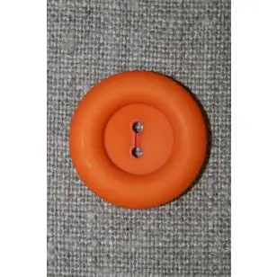 Orange 2-huls knap, 22 mm. - Knapper Grøn, gul og orange
