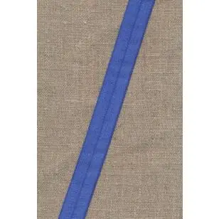 Foldeelastik i klar blå - Foldeelastik, foldebånd, uldbånd