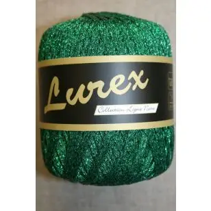 Lurex glimmer-garn, græsgrøn - P:2½-4 - Garn med glimmer/lurex & palietter