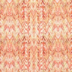 Viskose strik med batik zigzag i rosa-rød - 