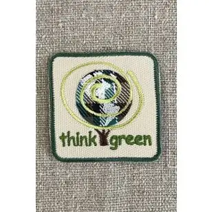 Motiv med træ - Think Green - Strygemærker og Motiver