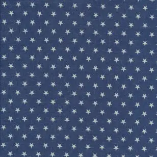 Tynd cowboy med små stjerner - Børnestof