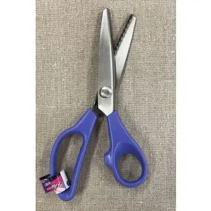 Zig-zag/Takke-saks 20 cm./8" - lilla - Sakse