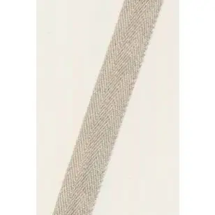 Sildebensvævet bånd i hør - 20 mm. - Gjordbånd, bændel og sportsbånd