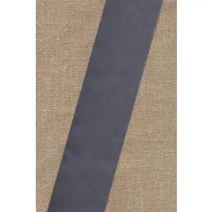 Satinbånd 50 mm. i mørk grå - Diverse Satinbånd