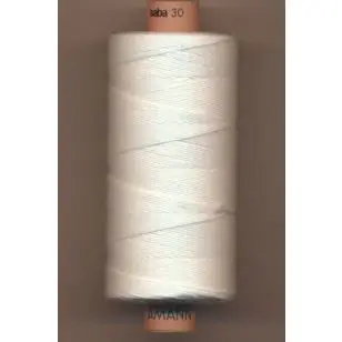 Saba 30 - 300 meter i knækket hvid - Ekstra stærk tråd/ Kinesertråd