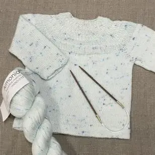 Ankers trøke strikket i Armonia - Inspiration strik