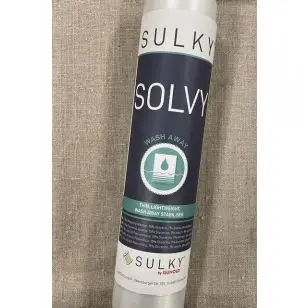 Vandopløselig plast - Sulky Solvy plast 25 cm - Vlies og indlægsstof