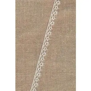 Smal blonde i knækket hvid i kniplinge look - Diverse Bånd