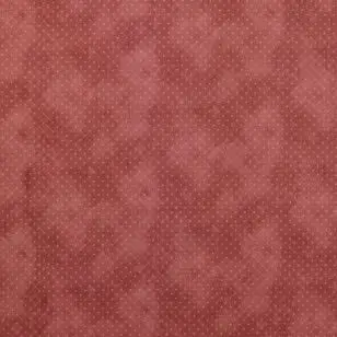 Fast bomuld batik med prikker i gammelrosa - Div mønstret bomuld