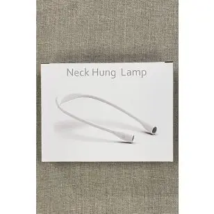 Nakkelampe i hvid - LED genopladelig - Diverse