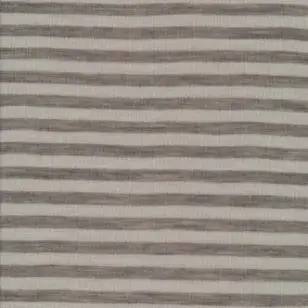 2-sidet Merinould stribet i lysegrå - gråmeleret - Undertøjs uld - Strikket uld