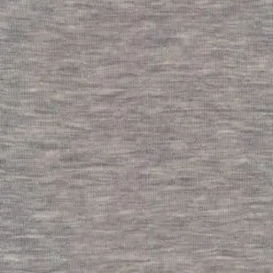 Ribstrikket Merinould i lysegrå meleret med hjerte - Strikket uld