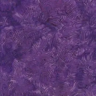 Afklip Patchwork stof i batik i lilla, 50x55 cm. - Afklip patchwork