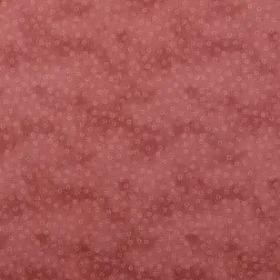 Fast bomuld batik med bobler i gammelrosa - Metervarer