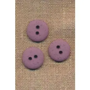 Let meleret 2-huls knap i lyng, 18 mm - Sytilbehør