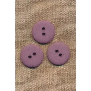 Let meleret 2-huls knap i lyng, 23 mm - Sytilbehør