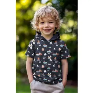 Bluse syet i jersey med både - Inspiration sy