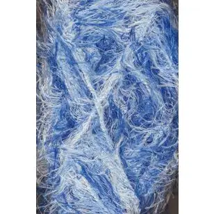Pels garn Salsa flerfarvet i blå, lyseblå, hvid - Garn