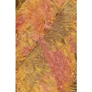 Pels garn Salsa flerfarvet i orange, laks, gul - Garn