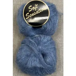 Soft Sensation mohair-look i denim - Garn