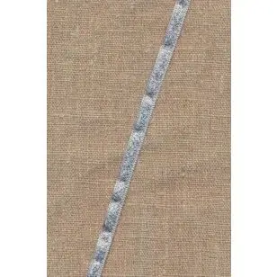 Lame-Glimmer bånd i sølv - 7 mm. - Glimmer bånd