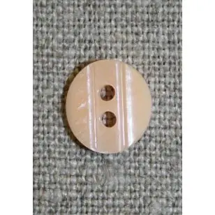 Lille knap m/rille 11 mm. laks - Knapper Grøn, gul og orange