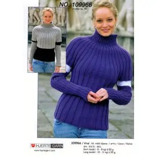 109966 Overdel m/løs ærme - Pind 3-3½