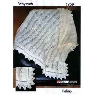 1259 Babysvøb - Strikkeopskrift tilbehør/filt