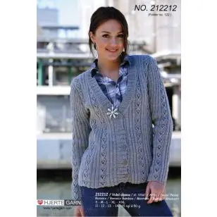 212212 Cardigan m/hul-snoning - Pind 3-3½