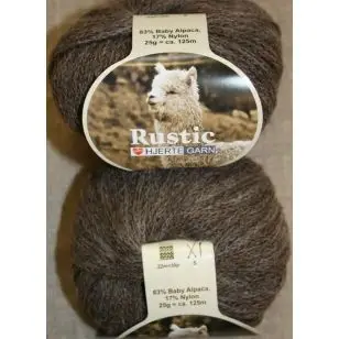 Rustic Baby Alpaca, grå-brun - P: 5 - Rustic Baby Alpaca