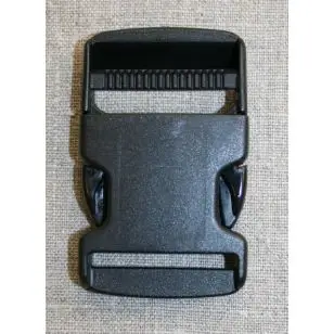 Klik spænde sort 40 mm. - 