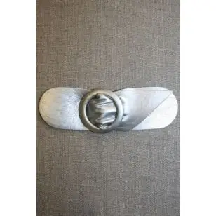 Bælte-lukning 40 mm. sølvgrå - Tilbud diverse sytilbehør