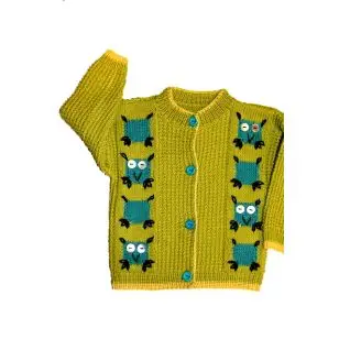 Cardigan m/ugler - Inspiration strik