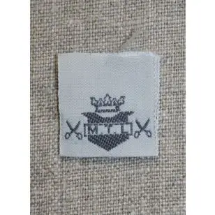 Mærke til sidesøm, lysegrå/grå - Tilbud Mærker og Motiver