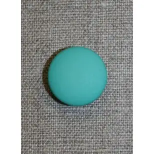 Irgrøn rund knap, 20 mm. - Knapper Grøn, gul og orange