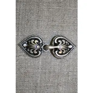 Hægt med hjerte i gammel sølv - 