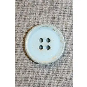 Knap antik look, aqua/guld - Knapper Blå, turkis og petrol