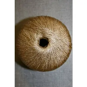 Glamour guld - P:2½-4 - Garn med glimmer/lurex & palietter