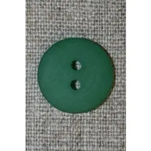 Grøn 2-huls knap, 18 mm. - Tilbud knapper