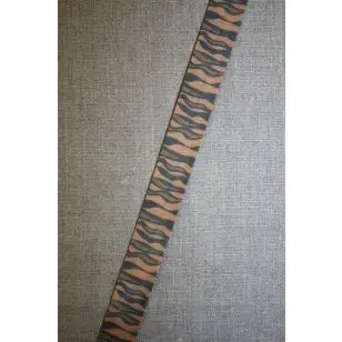 Skråbånd m/dyreprint, tiger - 