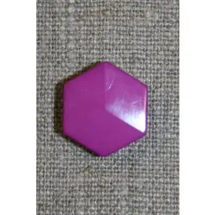 6-kantet knap, cerisse - Knapper Rød/lyserød/lilla