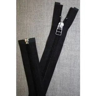 56 cm delbar lynlås YKK mørk chokolade-brun - Lynlåse delbare