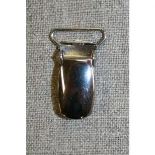 Seleclips i sølv 18 mm. - Spænder og hægter