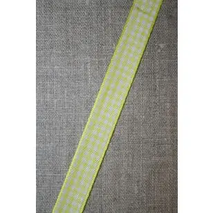 Ternet bånd hvid-gul - Diverse blankt bånd