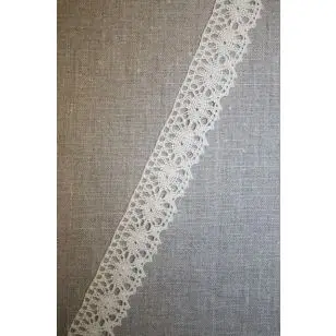 Bomulds-blonde 29 mm. off-white - 