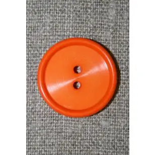 Orange 2-huls knap, 22 mm. - Knapper Grøn, gul og orange