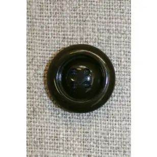 4-huls knap mørkegrøn - Knapper Grøn, gul og orange